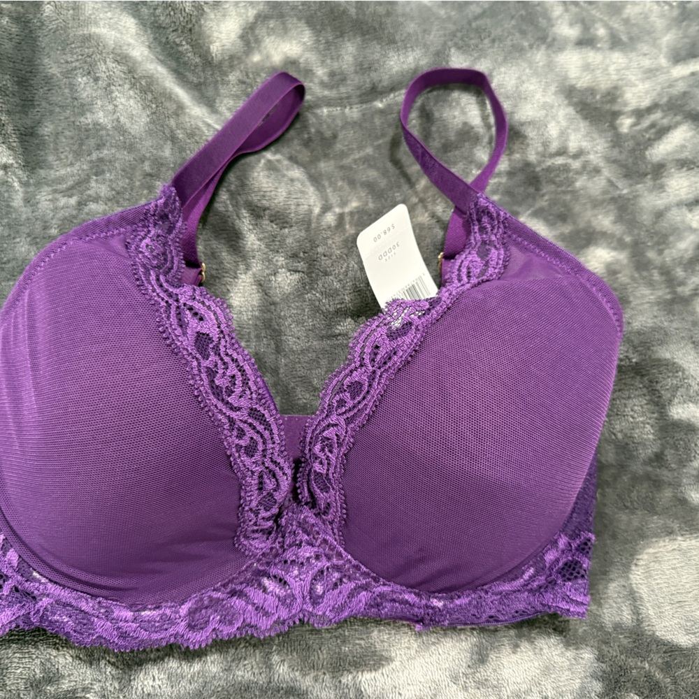 Natori Vibrant Purple Lace Bra
